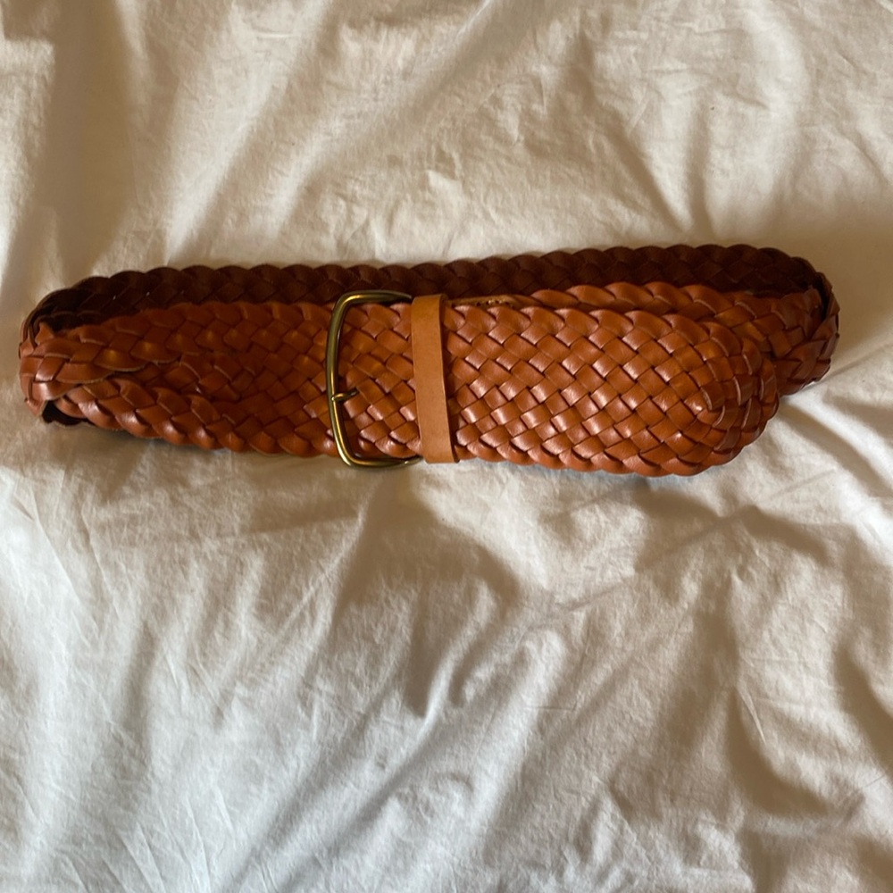 Linea Pelle woven leather belt